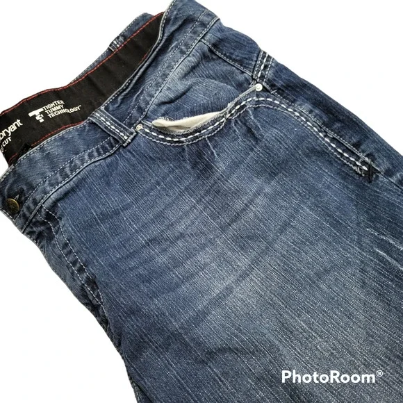 LANE BRYANT BOOTCUT TUMMY TIGHTER DENIM JEANS SIZE 24 - Picture 6 of 11